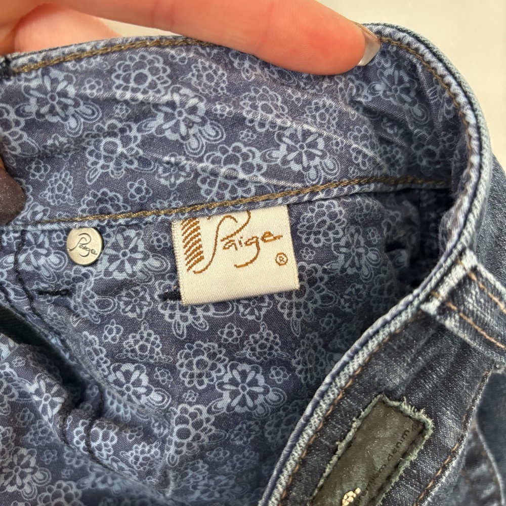 Dark Wash Skinny Jeans | Paige Denim 27 - Picture 8 of 14